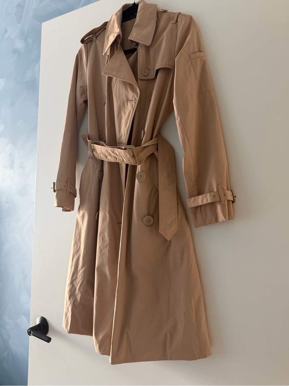 Norma Kamali Belted Trench in Urbane Khaki (XS) 🍂🍁